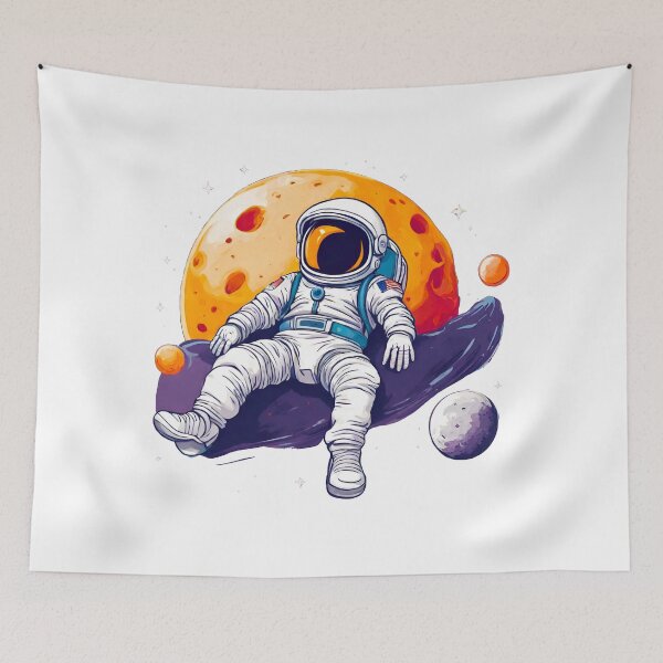 Item preview, Astronaut Lounging on Moon 2 designed and sold by Tom-Johnson.