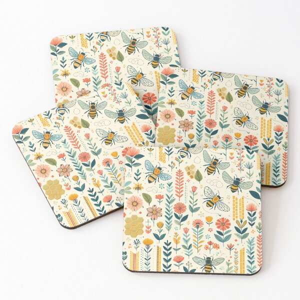 Item preview, Garden Symphony: Bees Among Blossoms designed and sold by aminz4.