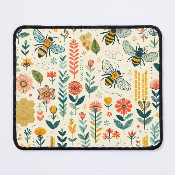 Item preview, Garden Symphony: Bees Among Blossoms designed and sold by aminz4.