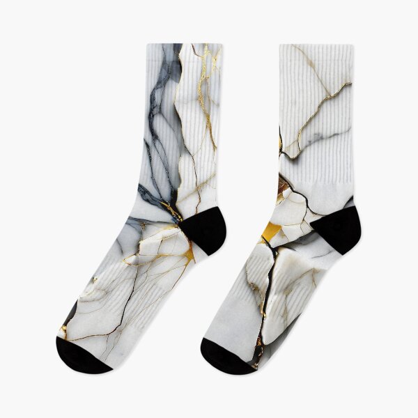 Item preview, Abstract Marble IMAGE PRINT ONLY (not real Marble) White Grey Gold designed and sold by Beachy.