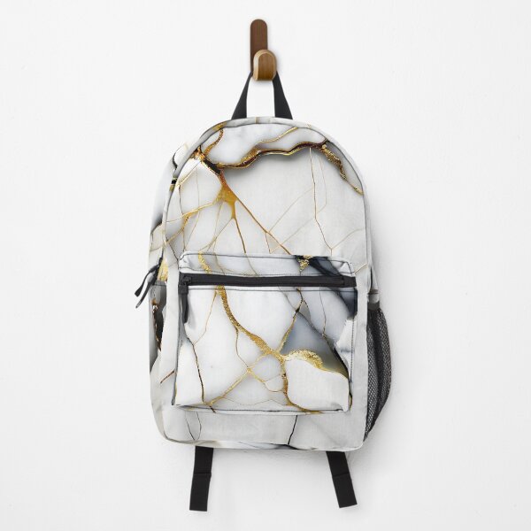 Item preview, Abstract Marble IMAGE PRINT ONLY (not real Marble) White Grey Gold designed and sold by Beachy.