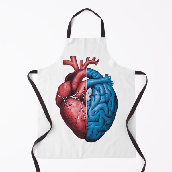 Item preview, Heart and brain, anatomical designed and sold by RedCircleArt.