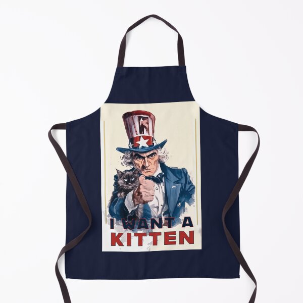 Item preview, I Want a Kitty FUNNY cat pet illustration gif designed and sold by La Loca.
