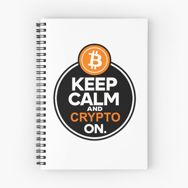 Item preview, Mantenga la calma y la criptografía en el diseño de Bitcoin designed and sold by NoCompetition.