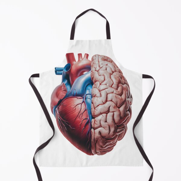 Item preview, Copy of Heart and brain, anatomical designed and sold by RedCircleArt.