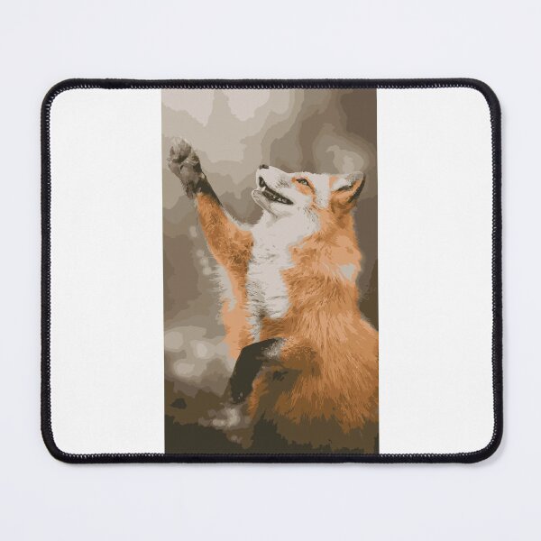 Item preview, sleep Fox yallow flowes designed and sold by LifeArt24.
