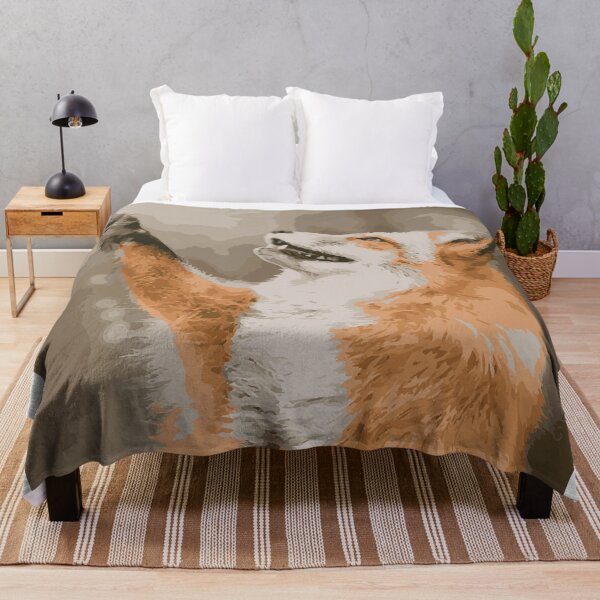 Item preview, sleep Fox yallow flowes designed and sold by LifeArt24.