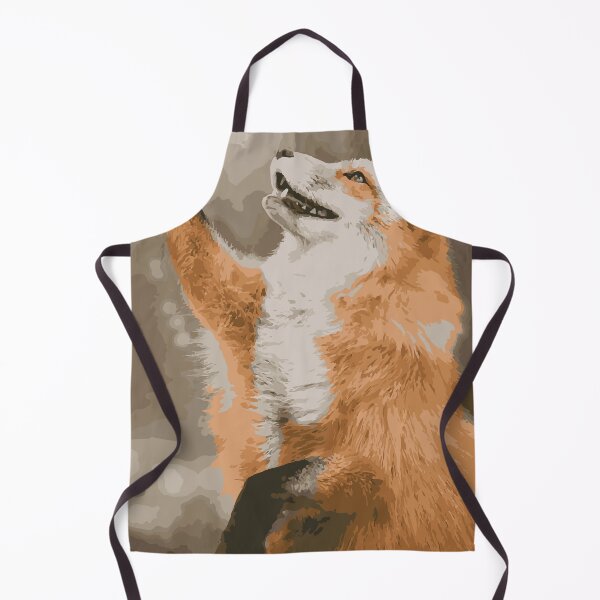 Item preview, sleep Fox yallow flowes designed and sold by LifeArt24.