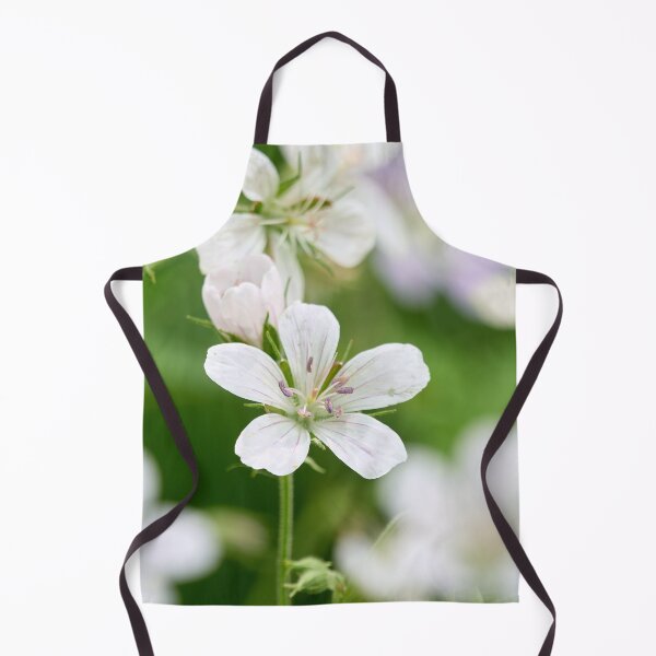 Item preview, The  White One. Wood cranesbill designed and sold by Jouko Lehto Photography.