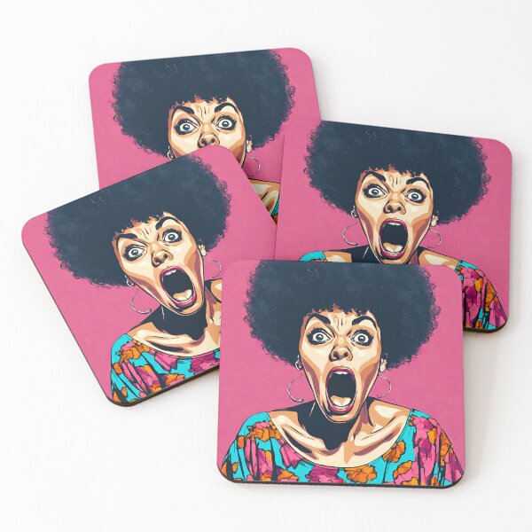Item preview, Surprised Afro Woman 3 designed and sold by Tom-Johnson.