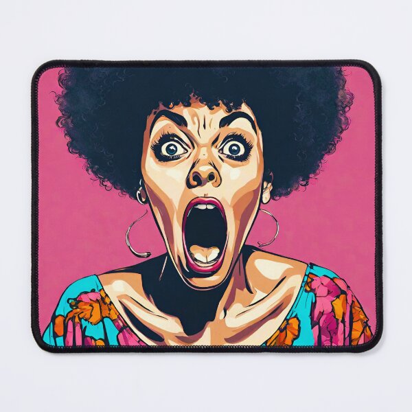 Item preview, Surprised Afro Woman 3 designed and sold by Tom-Johnson.