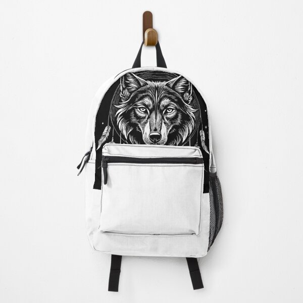 Item preview, Cool Wolf and Dreamcatcher Sticker designed and sold by DIUMERI.
