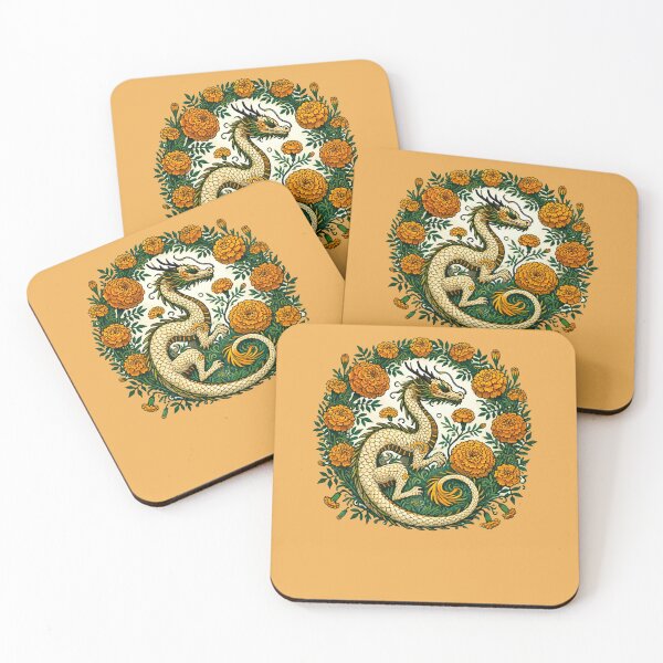 Item preview, Marigold Dragon designed and sold by FrictionMaxxing.