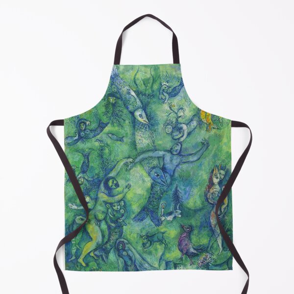 Item preview, emerald green carnival Marc Chagall designed and sold by philippesurRB.