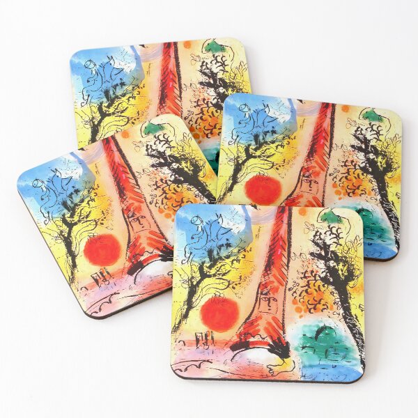 Item preview, Marc Chagall eiffel tower 2 designed and sold by philippesurRB.