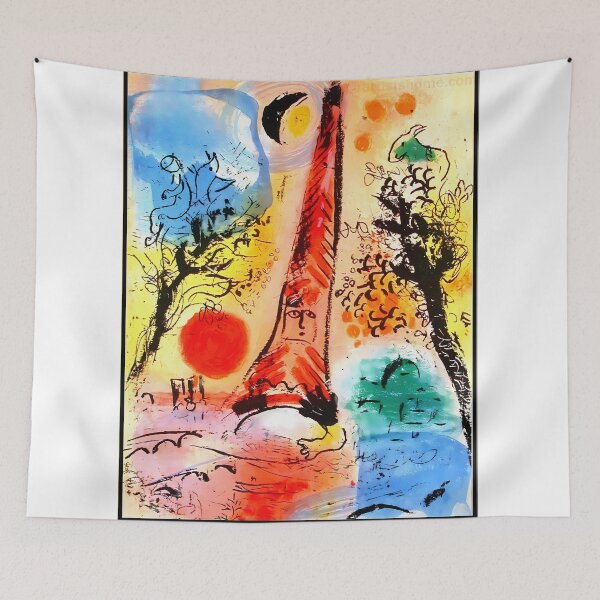 Artikelvorschau, Marc Chagall Eiffelturm 2 entworfen und verkauft von philippesurRB.