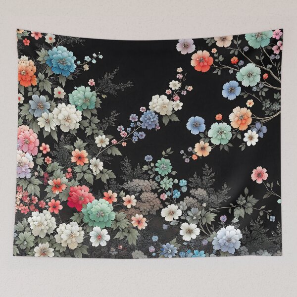Item preview, Elegant Floral Night Garden designed and sold by SportyAndArtful.