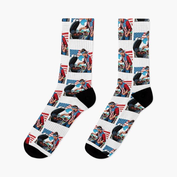 Item preview, Red, White & BBQ: Celebrating the 4th of July designed and sold by PictoVibe.