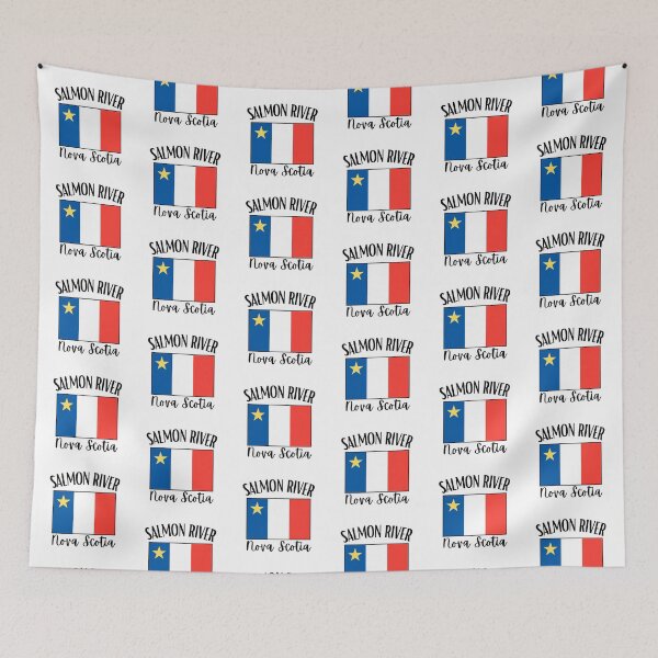 Item preview, Salmon River Acadian Flag designed and sold by neesheew.
