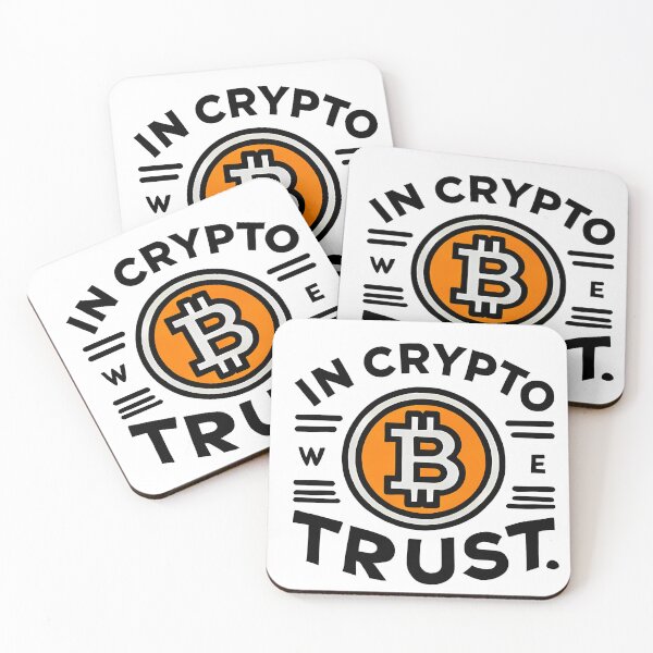 Item preview, In Crypto we trust Bitcoin design designed and sold by NoCompetition.