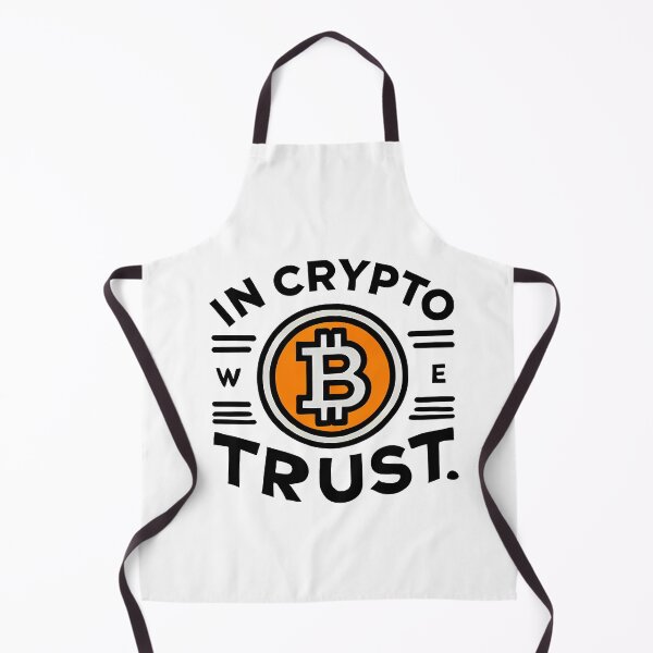 Item preview, In Crypto we trust Bitcoin design designed and sold by NoCompetition.