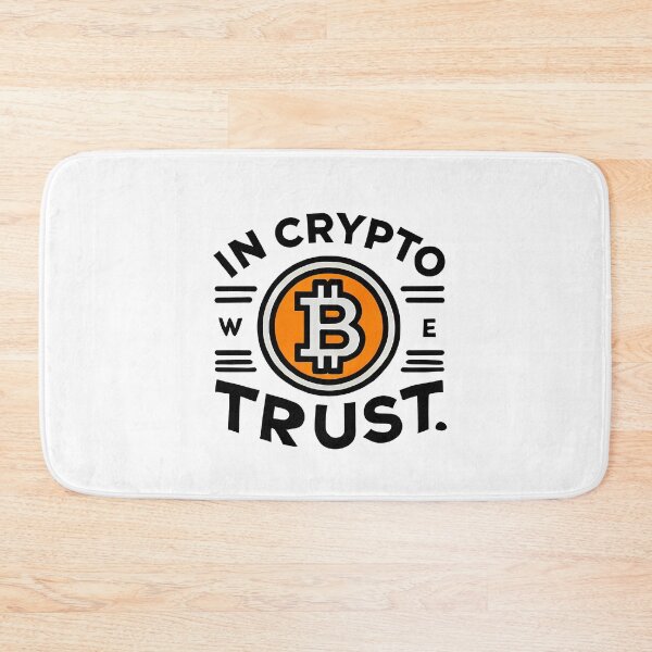 Item preview, In Crypto we trust Bitcoin design designed and sold by NoCompetition.