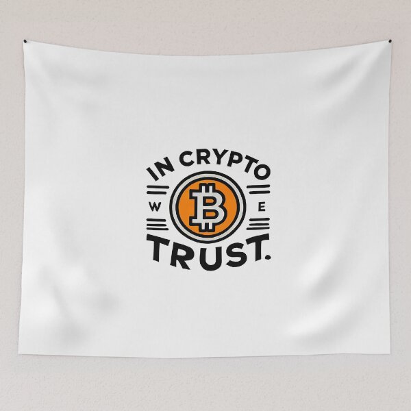 Item preview, In Crypto we trust Bitcoin design designed and sold by NoCompetition.