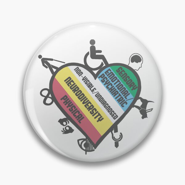 Item preview, Different Disabilities (Disability Pride flag) designed and sold by Becky-Marie.