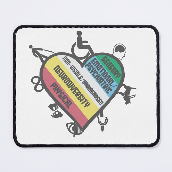 Item preview, Different Disabilities (Disability Pride flag) designed and sold by Becky-Marie.