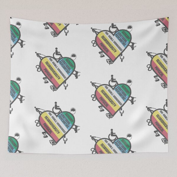Item preview, Different Disabilities (Disability Pride flag) designed and sold by Becky-Marie.