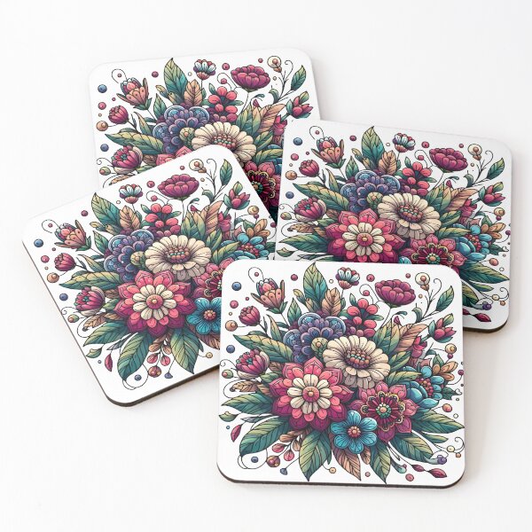 Item preview, Eclectic Floral Flower Fusion designed and sold by ArtKae.