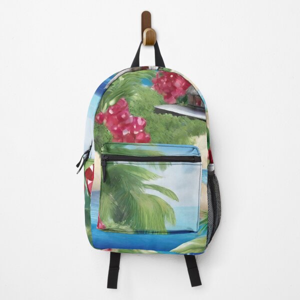 Item preview, Tropical Island Paradise Scene designed and sold by Paw's Arts.