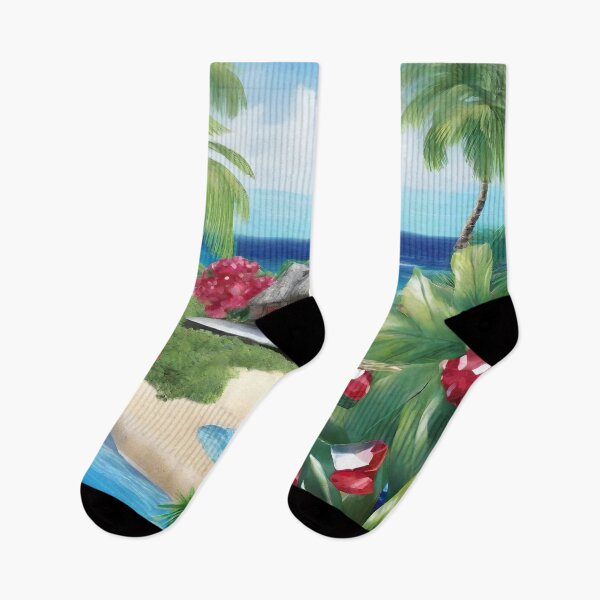 Item preview, Tropical Island Paradise Scene designed and sold by Paw's Arts.