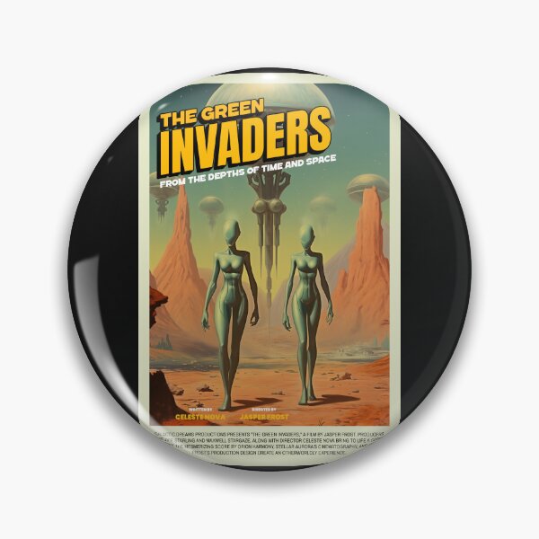 Item preview,  Retro movie poster 60's sci fi movies alien invasion designed and sold by erozzz.