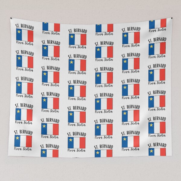Item preview, St. Bernard Acadian Flag designed and sold by neesheew.