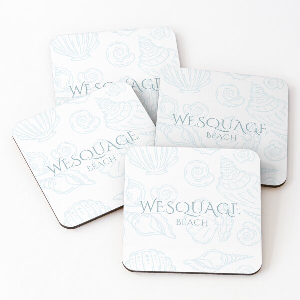 Item preview, Wesquage Beach Seashells in white designed and sold by mackspage.