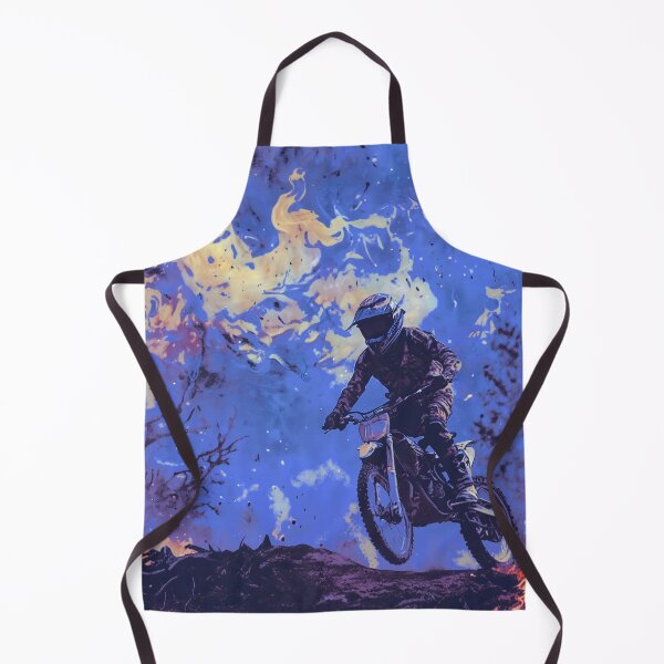 Item preview, Burning Trails - Dirt-bike Rider designed and sold by NaturePrints.