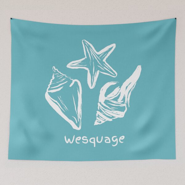 Item preview, Wesquage shells in white designed and sold by mackspage.