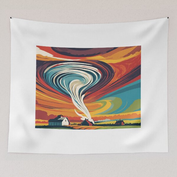Item preview, Twister Tornado over Farmland designed and sold by gillys.