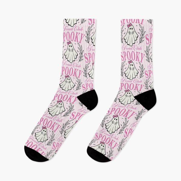 Item preview, Spooky Social Club Pink Coquette Halloween Ghost designed and sold by darkskydelights.