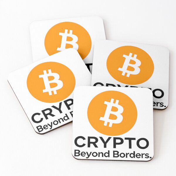 Item preview, Diseño de bitcoin Crypto Beyond Borders designed and sold by NoCompetition.