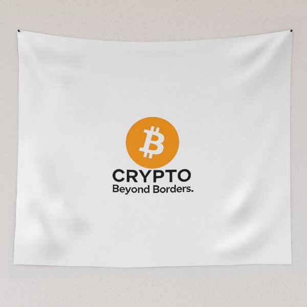 Artikelvorschau, Crypto Beyond Borders Bitcoin-Design entworfen und verkauft von NoCompetition.