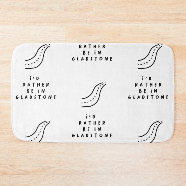 Item preview, I'd Rather be in Gladstone | Typography Design | Minimalist Aesthetic designed and sold by RM-Journey.