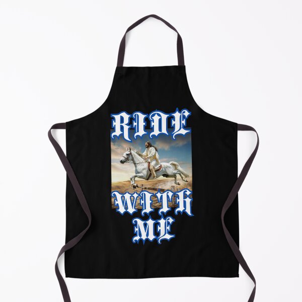 Item preview,  Ride with me say Jesus on horseback christian gothic crazy gifts designed and sold by thankful-loco.