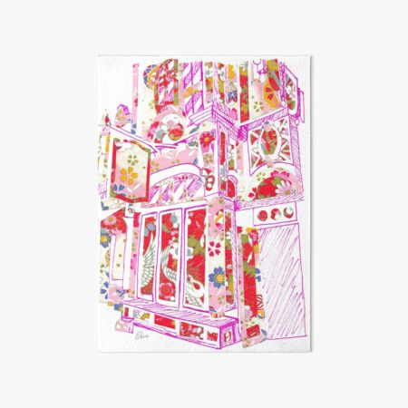 Parisian Cafe Art Board Print