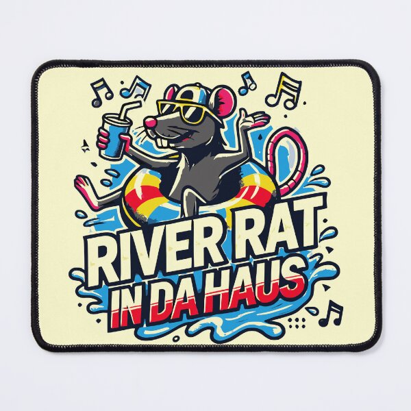 Artikelvorschau, River Rat In Da Haus entworfen und verkauft von WurstTees.