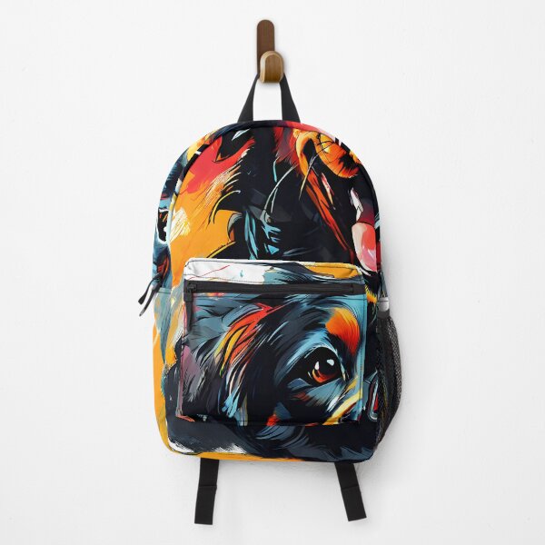 Item preview, Dog with Splash background designed and sold by ArtsyWishesShop.