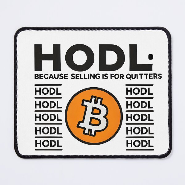 Item preview, HODL Bitcoin Cryptocurrency design designed and sold by NoCompetition.