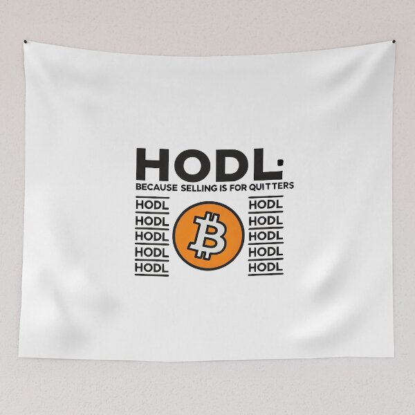 Artikelvorschau, HODL Bitcoin Kryptowährungsdesign entworfen und verkauft von NoCompetition.