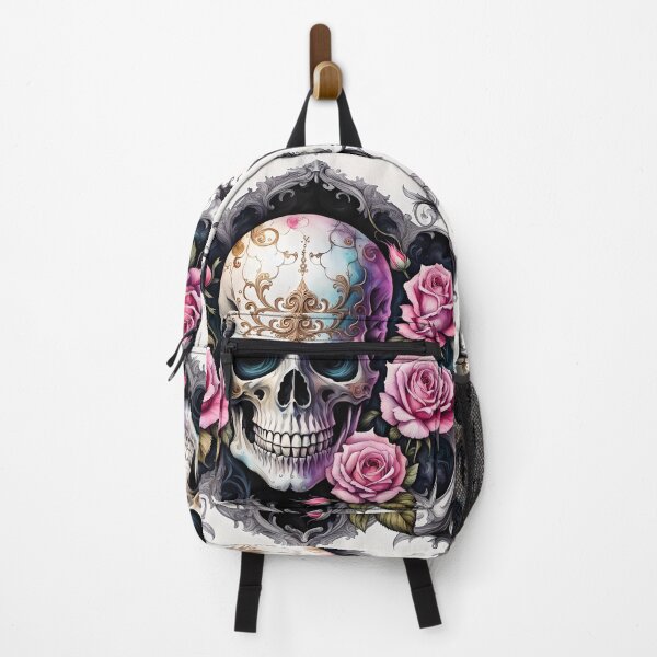 Item preview, Romantic scull with pink roses.. Could it be your wedding dress? designed and sold by Magixa.